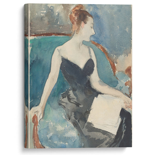Madame Gautreau (Madame X) (c. 1883) - John Singer Sargent - Canvas Print