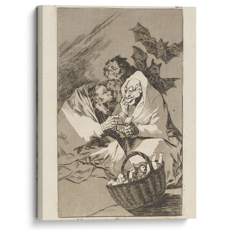 Mucho hay que chupar. (There is plenty to suck.) (1796-1797) - Francisco de Goya - Canvas Print