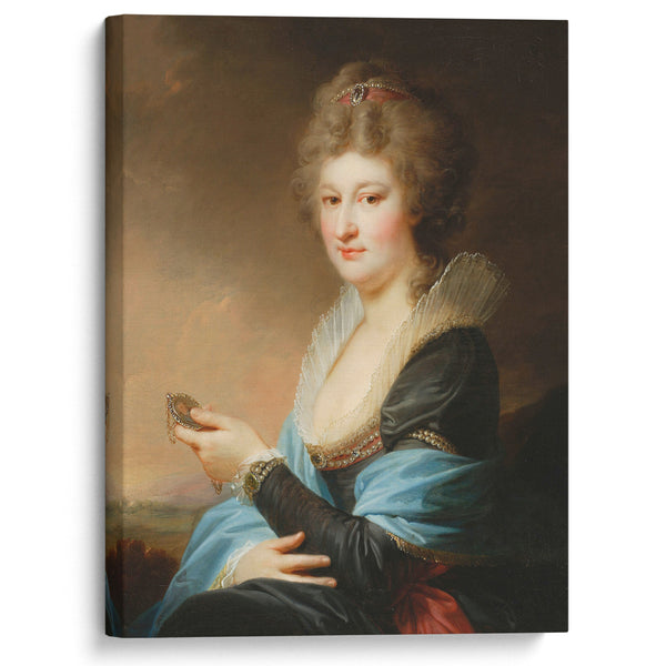 Portrait of Józefa née Radziwiłł (1762–before 1816) (circa 1791) - Johann Baptist von Lampi the Elder - Canvas Print