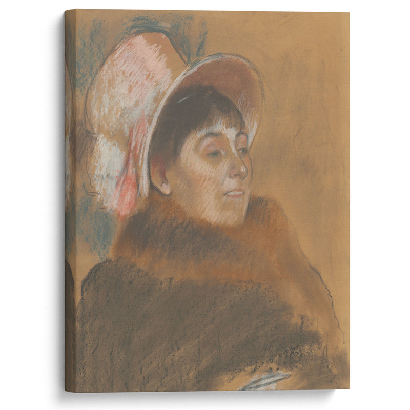 Madame Dietz-Monnin (1879) - Edgar Degas - Canvas Print