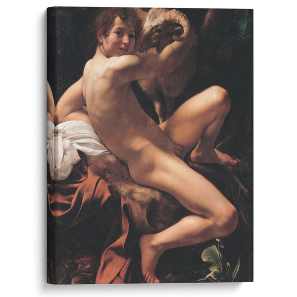 Saint John the Baptist (1602) - Caravaggio - Canvas Print