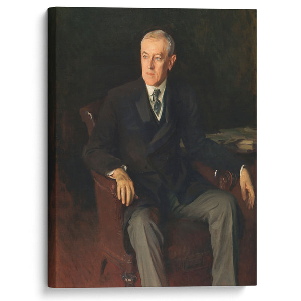 Portrait of Woodrow Wilson (1856-1924), American President (1917) - John Singer Sargent - Canvas Print