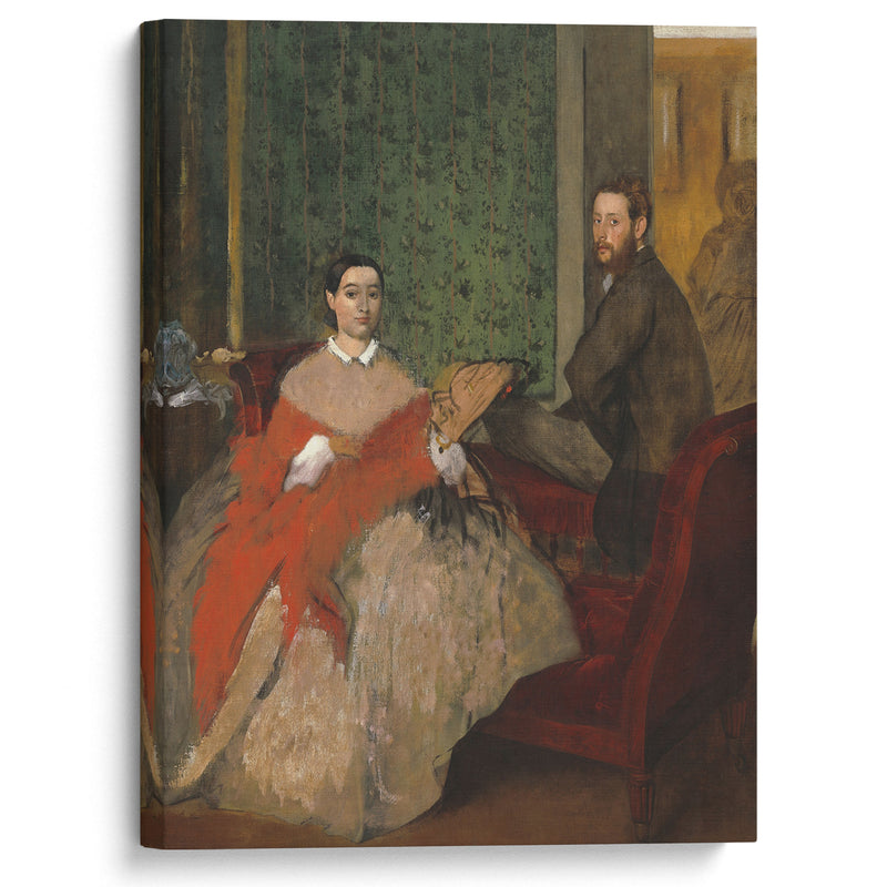 Edmondo and Thérèse Morbilli (c. 1865) - Edgar Degas - Canvas Print