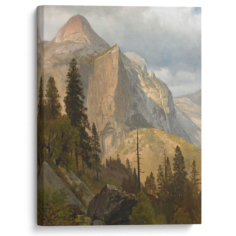 North Dome, Yosemite Valley (1889) - Albert Bierstadt - Canvas Print