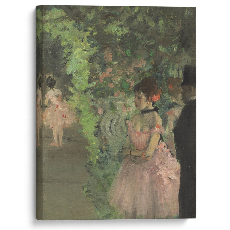 Dancers Backstage (1876-1883) - Edgar Degas - Canvas Print