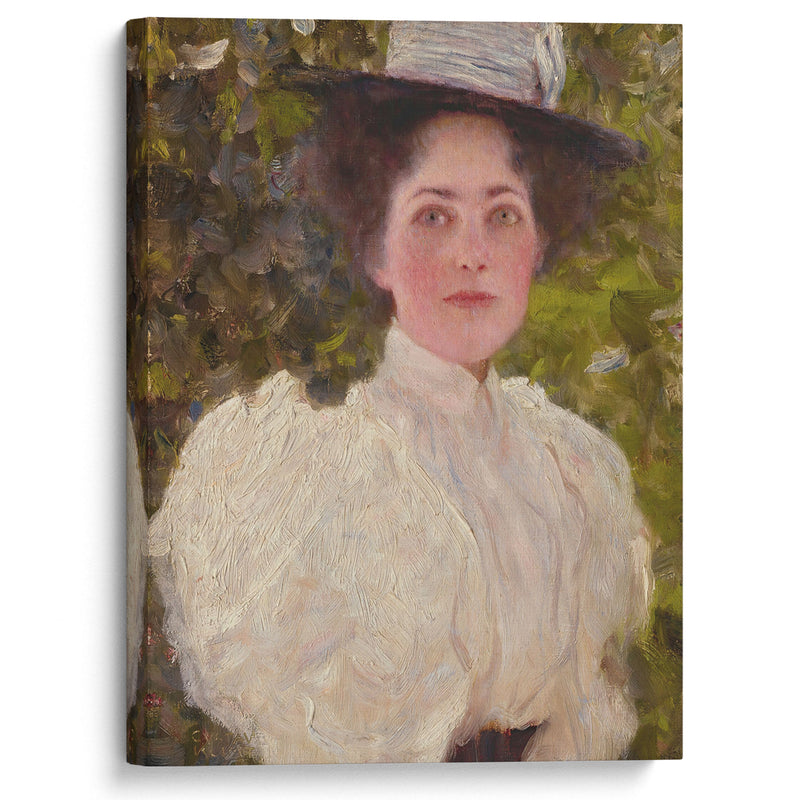 Mädchen im grünen (Girl in the foliage) - Gustav Klimt - Canvas Print