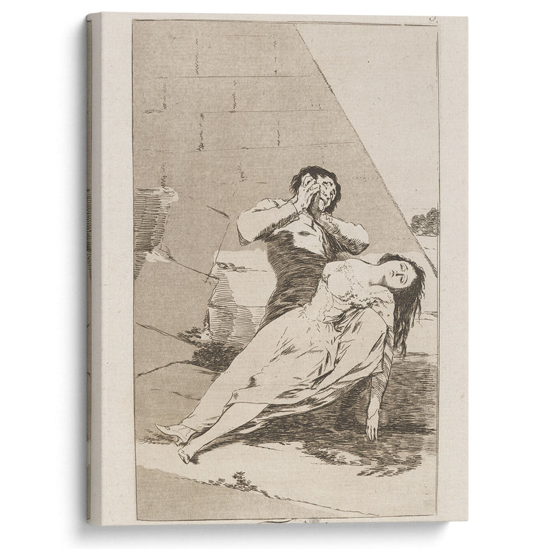 Tantalo. (Tantalus.) (1796-1797) - Francisco de Goya - Canvas Print