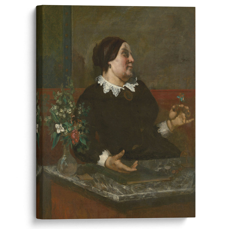 Mère Grégoire (1855) - Gustave Courbet - Canvas Print