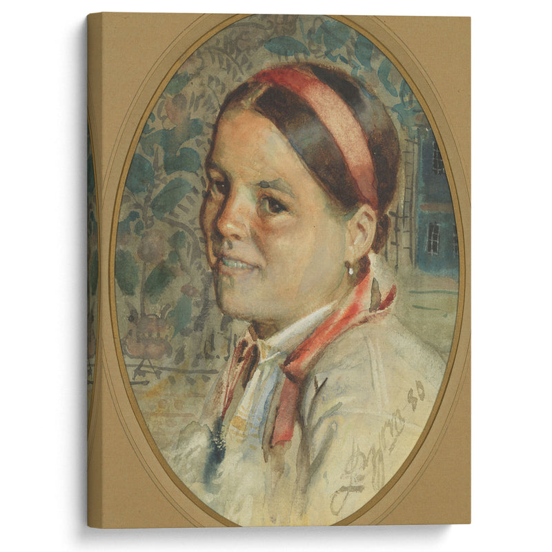 Head of a Woman (1880) - Anders Zorn - Canvas Print