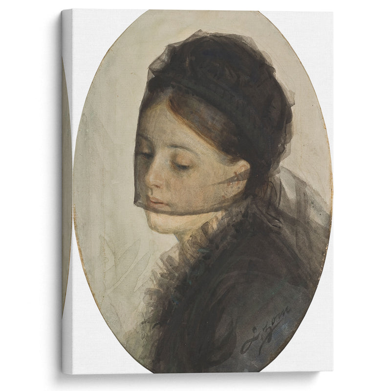 In Mourning (1880) - Anders Zorn - Canvas Print
