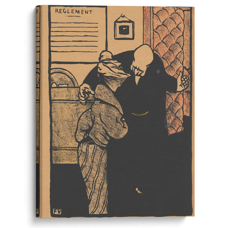 Crimes And Punishments; It’s about your father… (1901) - Félix Vallotton - Canvas Print
