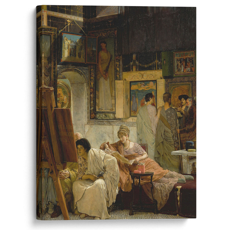 A Picture Gallery - Lawrence Alma-Tadema - Canvas Print