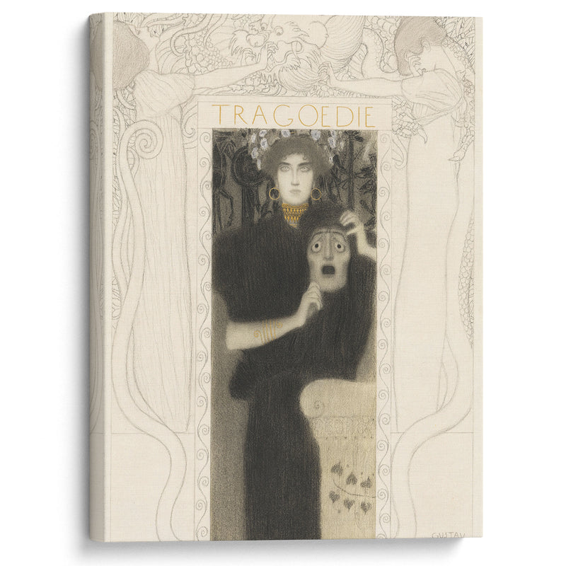 Tragödie (1897) - Gustav Klimt - Canvas Print