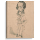 Caricature of Mario Uchard (c. 1858) - Claude Monet - Canvas Print
