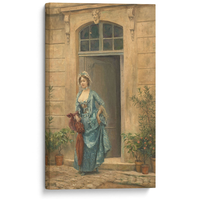 Morning promenade - Julius Leblanc Stewart - Canvas Print