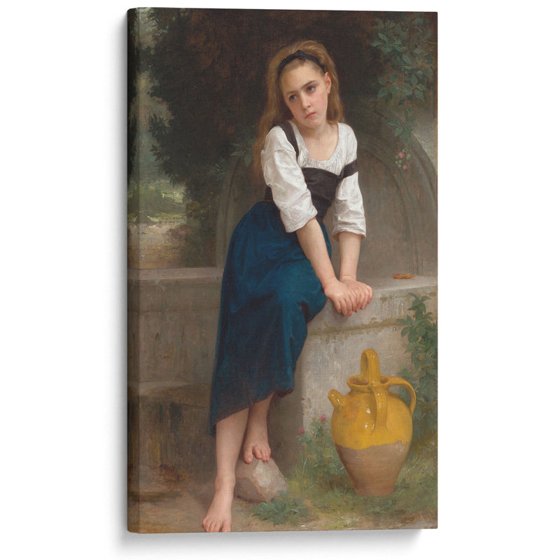 Orpheline À La Fontaine (1883) - William Bouguereau - Canvas Print