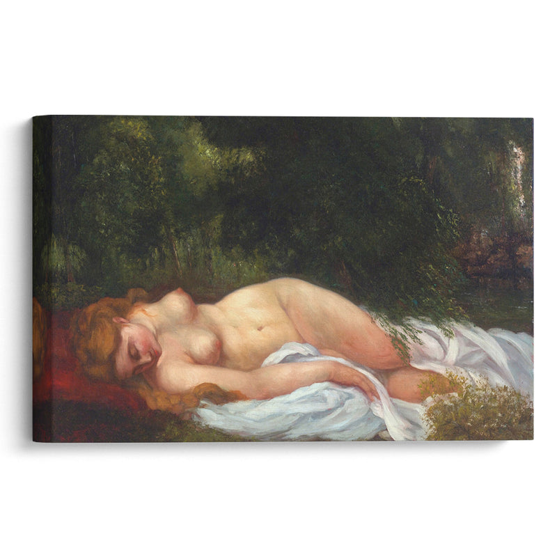 Nu Couché (1866) - Gustave Courbet - Canvas Print