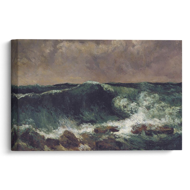 The Wave (1869) - Gustave Courbet - Canvas Print