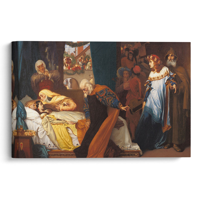 The Feigned Death Of Juliet - Frederic Leighton - Canvas Print