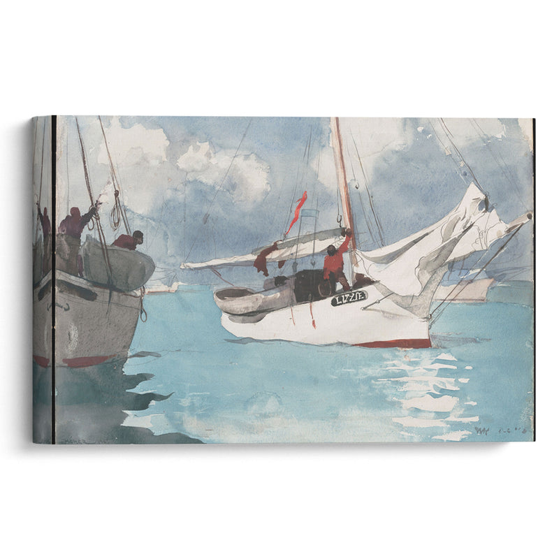 Fishing Boats, Key West (1903) - Winslow Homer - Canvas Print