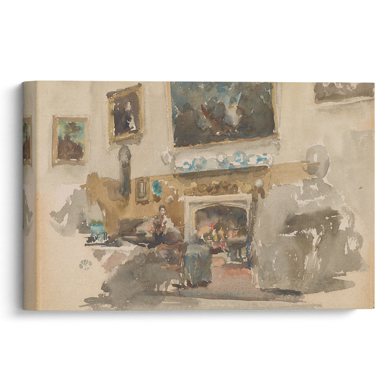 Moreby Hall (1882-1884) - James Abbott McNeill Whistler - Canvas Print