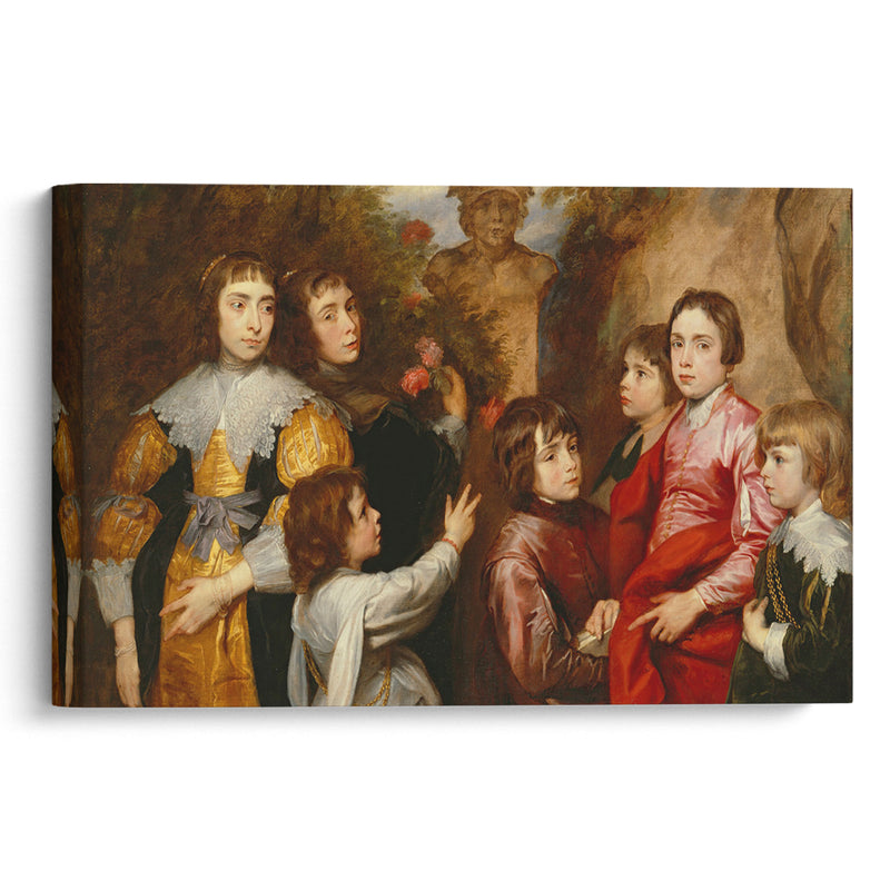 A Family Group (between 1634 and 1635) - Anthony van Dyck - Canvas Print