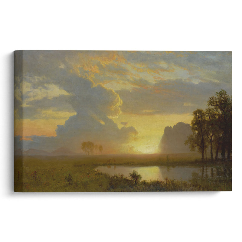 Estes Park, Colorado (1867) - Albert Bierstadt - Canvas Print