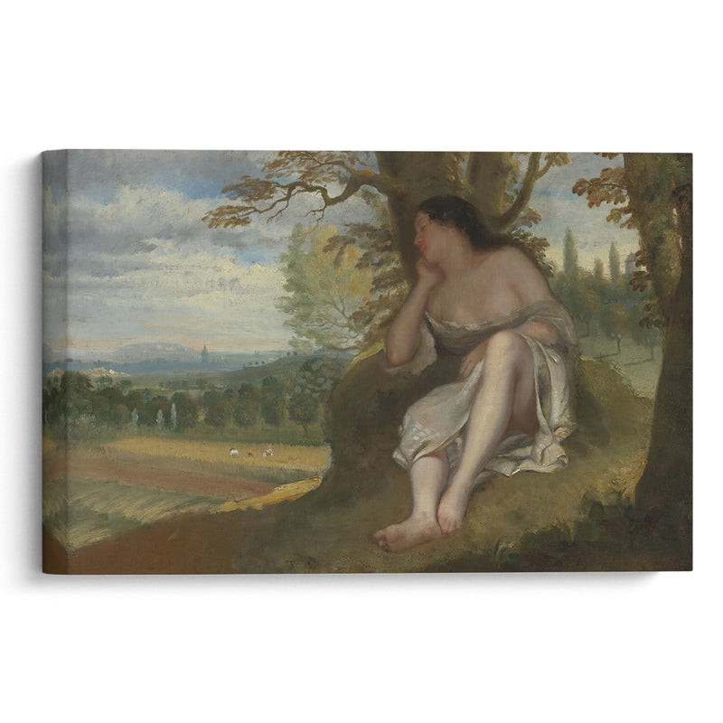 La sieste - Gustave Courbet - Canvas Print