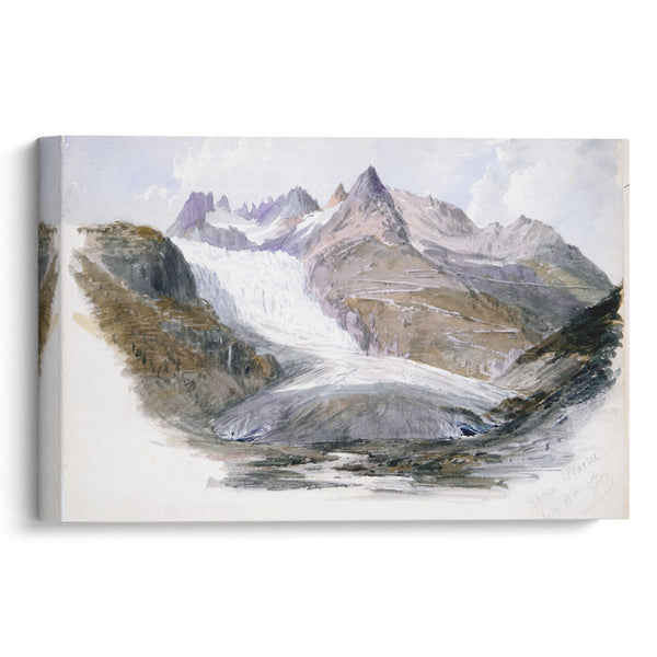 Rhône Glacier (1870) - John Singer Sargent - Canvas Print