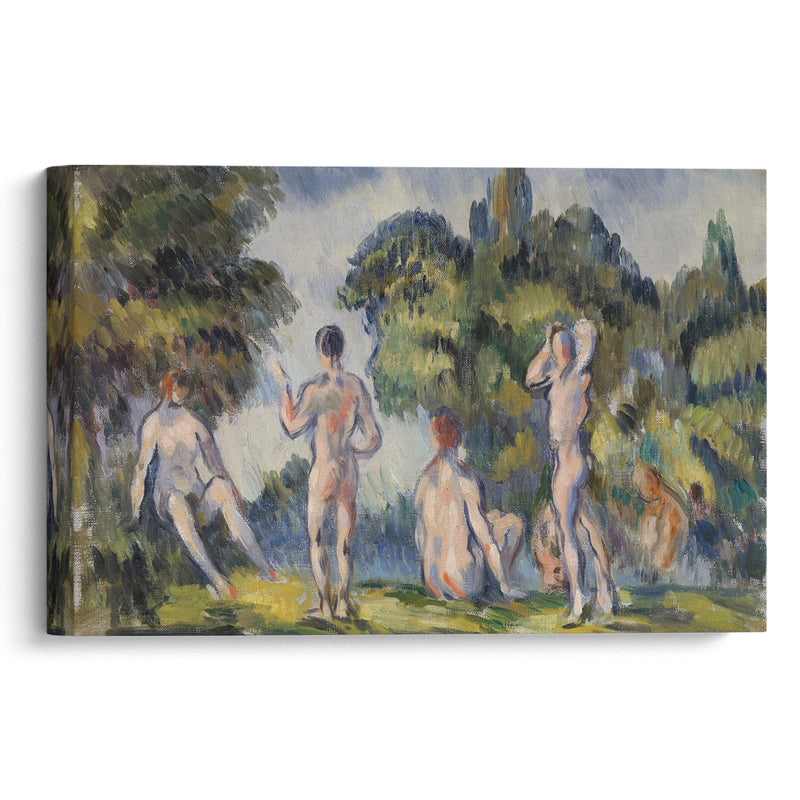 Bathers (1890) - Paul Cézanne - Canvas Print