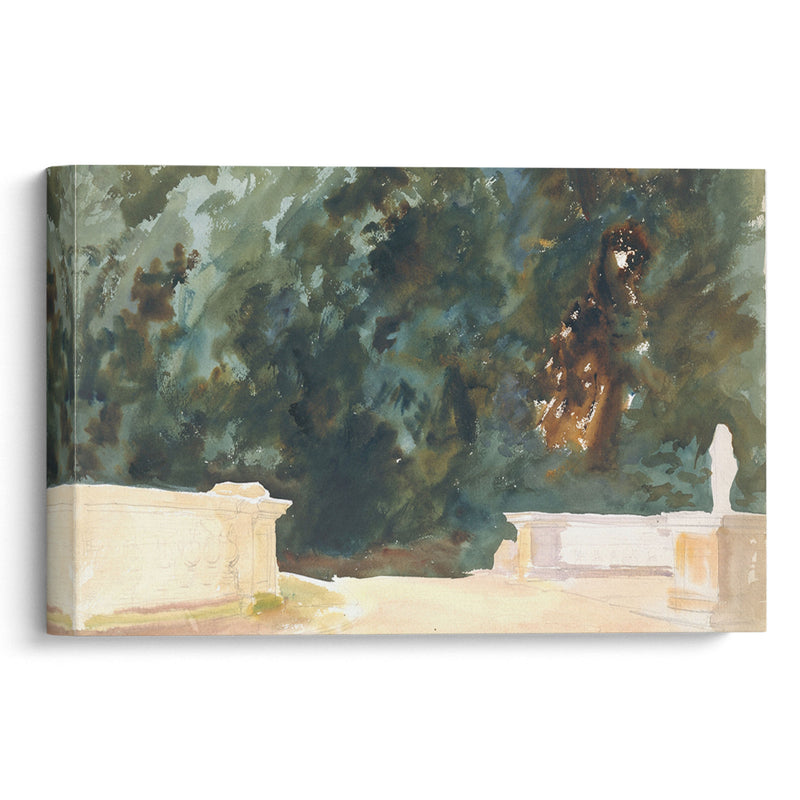 Terrace and Gardens (1907) - John Singer Sargent - Canvas Print