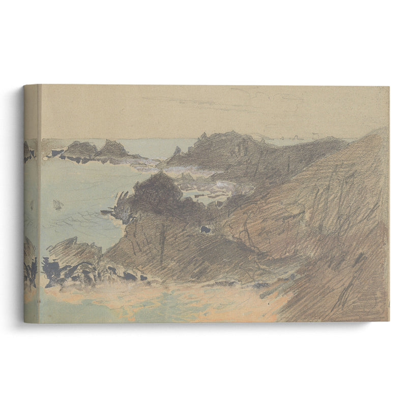 Rocky Coast (circa 1875) - John Singer Sargent - Canvas Print