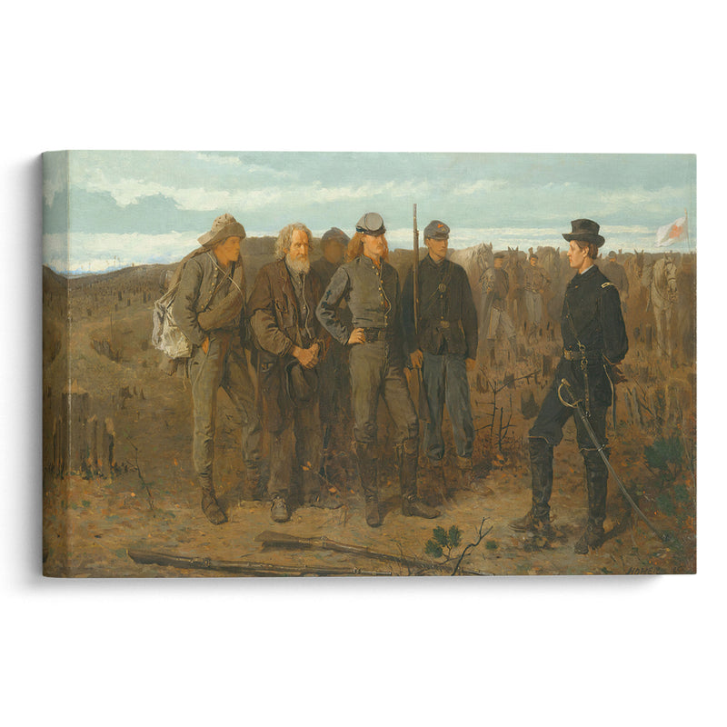 Prisoners from the Front (1866) - Winslow Homer - Canvas Print