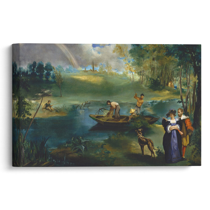 Fishing (ca. 1862–63) - Édouard Manet - Canvas Print