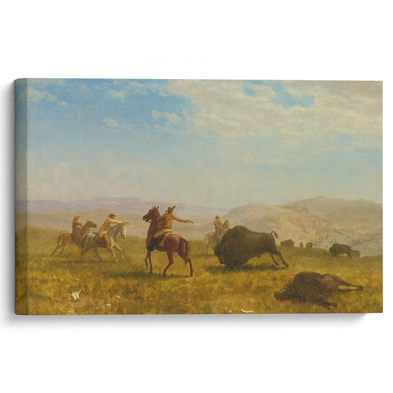 The Wild West - Albert Bierstadt - Canvas Print