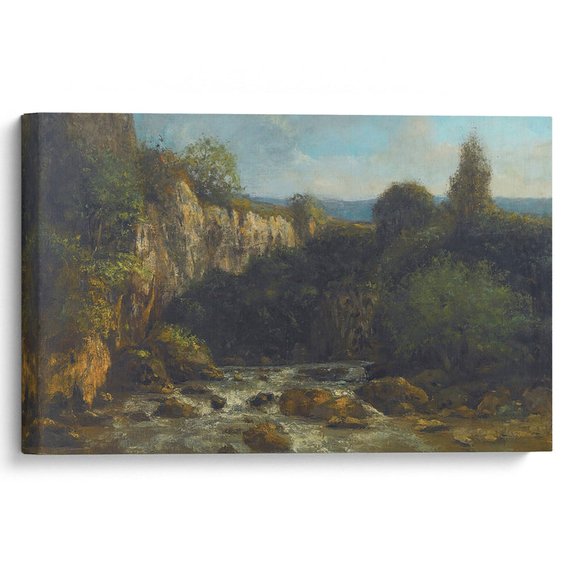 Les Gorges De La Loue - Gustave Courbet - Canvas Print