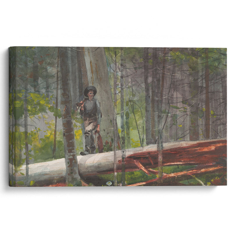 Hunter in the Adirondacks (1892) - Winslow Homer - Canvas Print