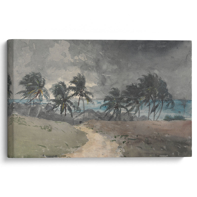 Storm, Bahamas (1885) - Winslow Homer - Canvas Print