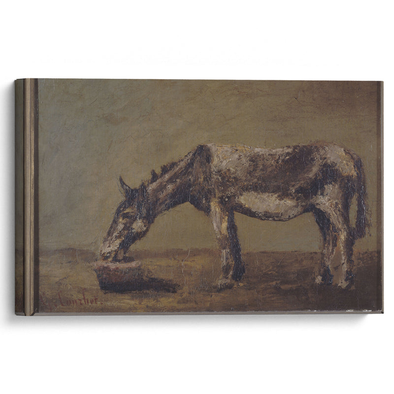 L’âne (1862-1863) - Gustave Courbet - Canvas Print