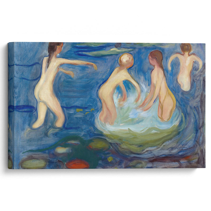 Bathing Girls (1897–99) - Edvard Munch - Canvas Print