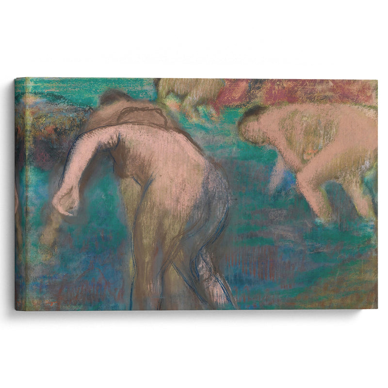 Femmes Au Bain (circa 1890-9) - Edgar Degas - Canvas Print