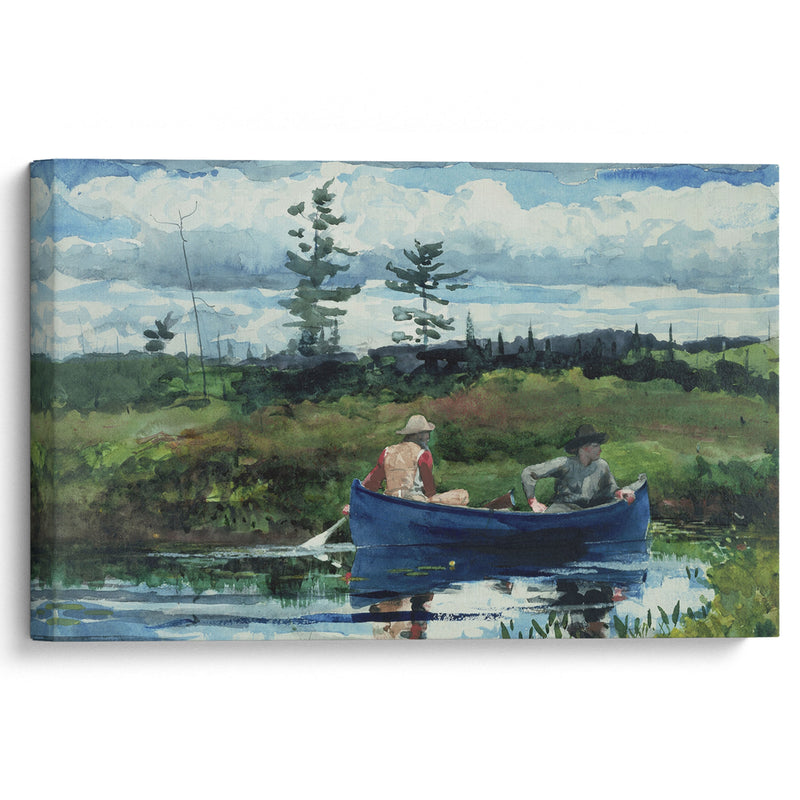 The Blue Boat (1892) - Winslow Homer - Canvas Print