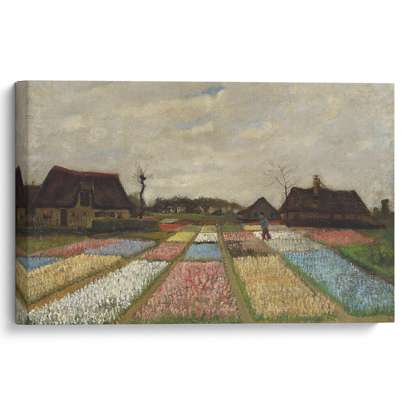 Flower Beds in Holland (c. 1883) - Vincent van Gogh - Canvas Print - UAIO LMT