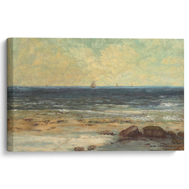 Bords de la Mer, Palavas - Gustave Courbet - Canvas Print