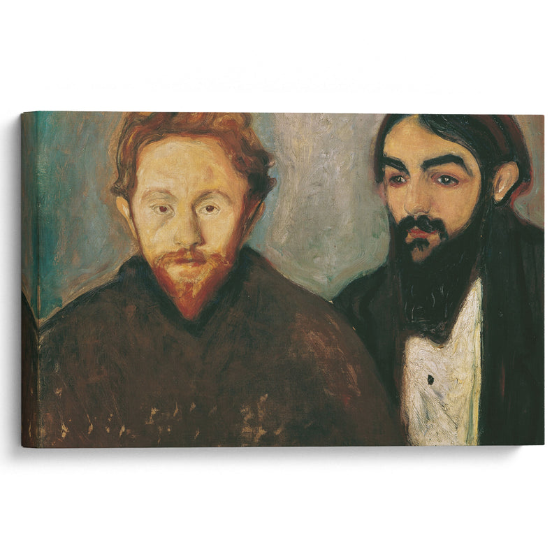 Der Maler Paul Herrmann und der Arzt Paul Contard (1897) - Edvard Munch - Canvas Print