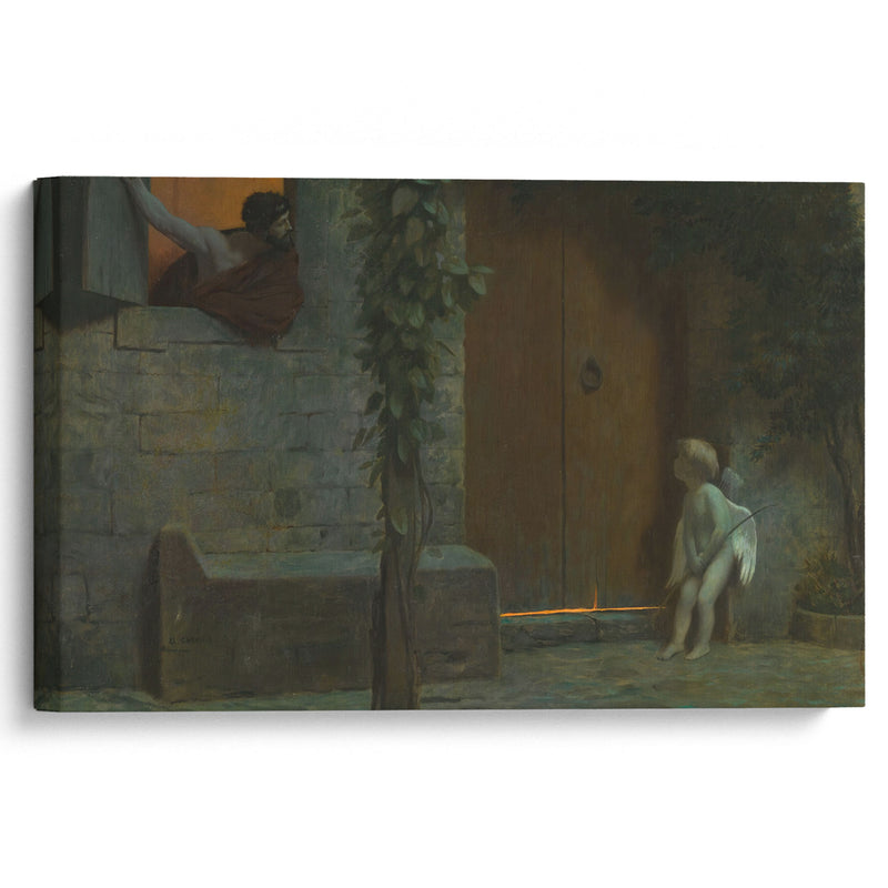Cupid at the Door in a Rainstorm - Jean-Léon Gérôme - Canvas Print