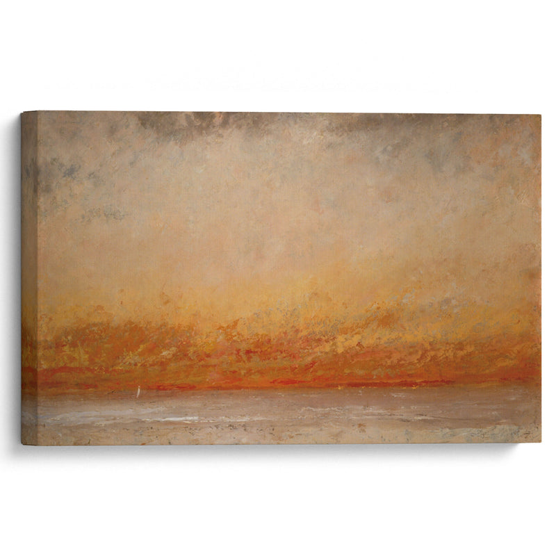 Sunset Marine (1865) - Gustave Courbet - Canvas Print