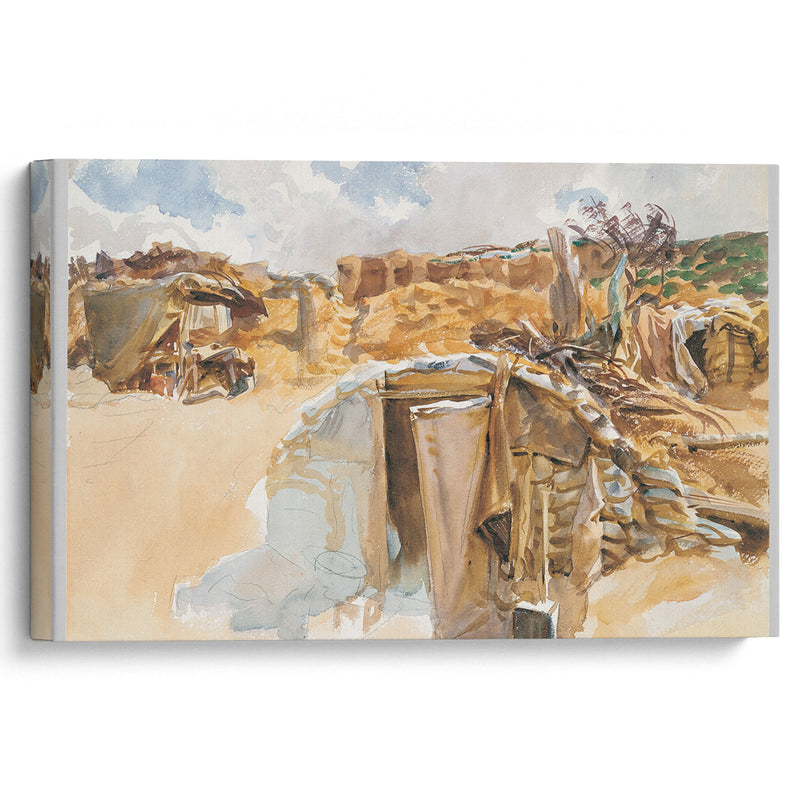 Dugout (1918) - John Singer Sargent - Canvas Print