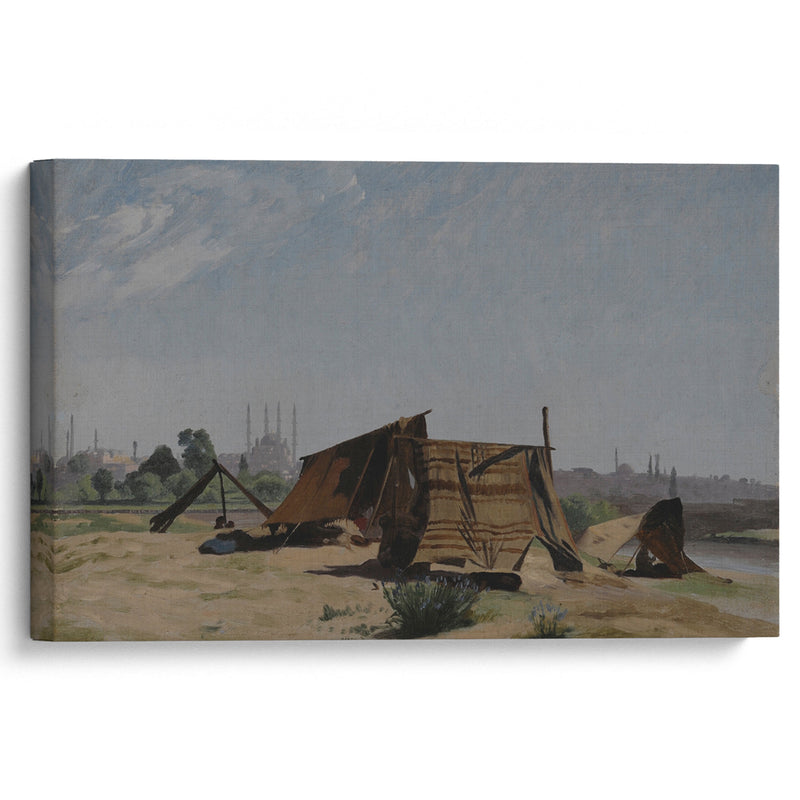 An Encampment before Constantinople - Jean-Léon Gérôme - Canvas Print