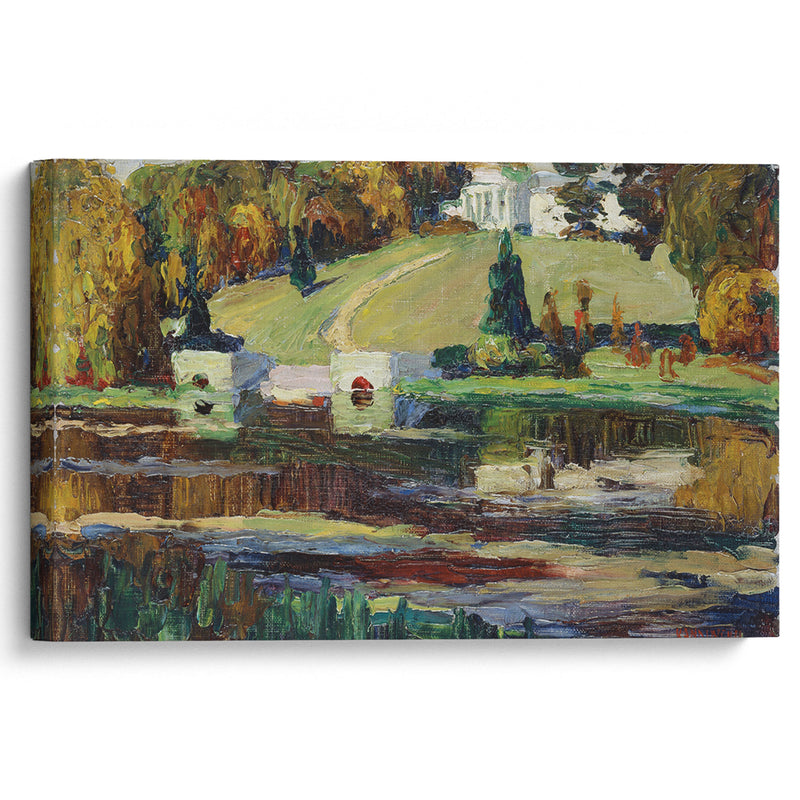 Sketch for Akhtyrka – Fall (1901) - Wassily Kandinsky - Canvas Print